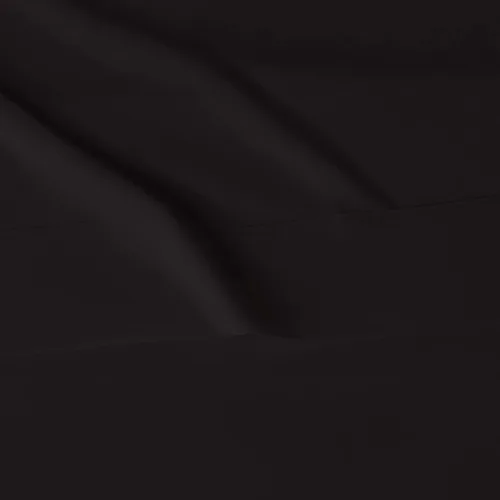 Vista 3 de Amazon Basics Juego de 3 sábanas de microfibra ligeras súper suaves y de fácil cuidado con bolsillos de 14 pulgadas de profundidad, tamaño Negro