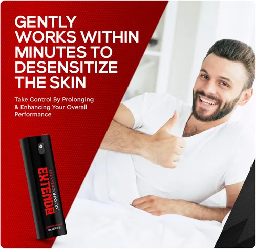 Vista 4 de Extendo™ Climax Control Spray de Grande Johnson - Spray desensibilizador - Delay Spay - Duración mejorada - Evita el clímax prematuro - Duración más