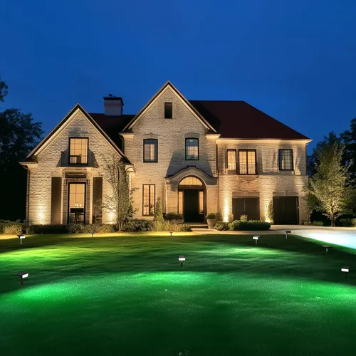 Vista 9 de Consciot Focos solares para exteriores, luz solar exterior ajustable de 170°, 7 luces de jardín multicolor impermeables IP65, iluminación de paisaje