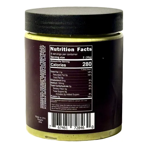 Vista 2 de Relleno de pistacho y kunafa. Crema de pistacho y chocolate Dubai con Kataifi crujiente Crema de postre gourmet 10 oz 9.88 oz