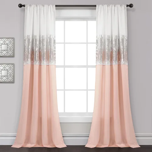 Vista 34 de Lush Decor Night Sky Panel de cortina 100 % opaco, para sala, dormitorio, comedor (cortina individual), 42 pulgadas de ancho x 84 pulgadas de largo