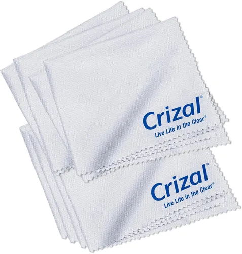 Vista 7 de Crizal Paños de limpieza para gafas, paquete de 12 unidades, microfibra de alta calidad, paño más seguro para lentes AR, mejor valor a granel