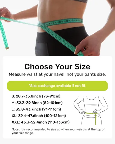 Vista 8 de Rakiie - Cinturón de apoyo lumbar para hombres, con 7 posiciones, cinturón de soporte lumbar ajustable de punto para alivio del dolor, diseño