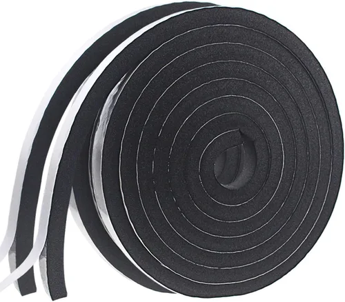 Vista 37 de Cinta aislante de espuma autoadhesiva, burletes de 1 x 1/8 pulgadas x 5 metros para puertas y ventanas, sello de puerta a prueba de sonido