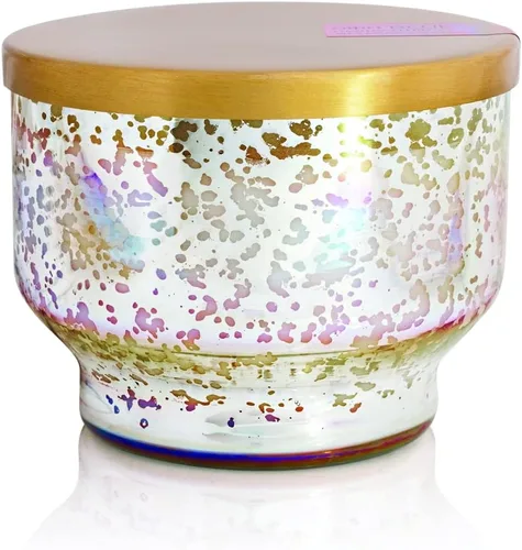 Vista 18 de Velas perfumadas Capri Blue Aloha Orchid para el hogar - Velas invertidas de mercurio iridescente en tarro - Regalos para inauguración de casa