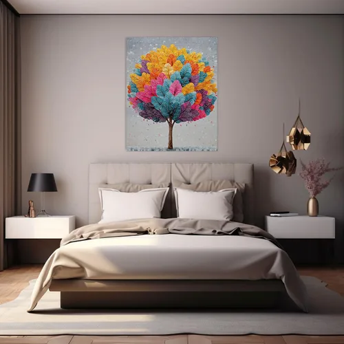 Vista 2 de VOCBAN Tree Minimalist Abstract Botanical Prints Scenery Canvas Wall Art Print Paintings Modern Landscape Pictures Wall Decor Canvas Painting blue