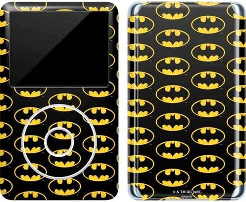 Skinit Calcomanía para reproductor de MP3 compatible con iPod Classic (6.ª generación) de 80 GB – Diseño de logotipo oficial de Warner Bros Batman