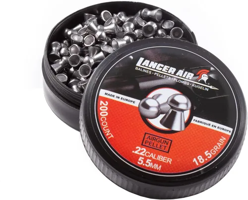 Vista 2 de Lancer Tactical Pellets de caza de calibre 0,22 de los gránulos del metal de la pistola de aire 18.0 ft m