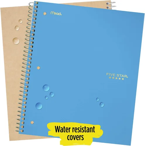 Vista 6 de Cuaderno de espiral Five Star, Trend Paquete de 6