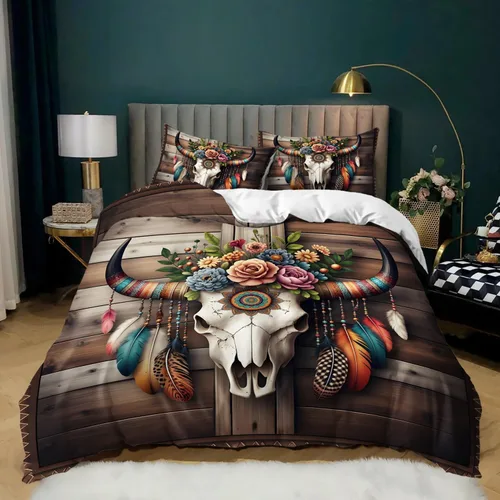 Vista 14 de AILONEN - Ropa de cama con estampado de control de videojuegos, para niños, funda de edredón, supersuave y resistente a la decoloración, 3 piezas