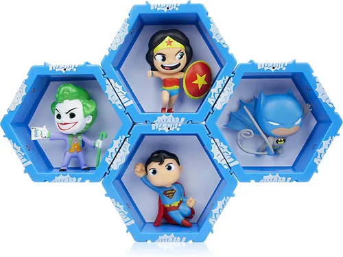 Vista 6 de Wow! PODS DC Comics - Figura de superhéroe con cabeza de bobbling, juguete coleccionable (Batman metálico), multicolor