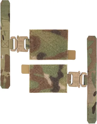 Vista 7 de PETAC GEAR 2 adaptadores tácticos Cummerbund, kit de hebilla de metal, corte láser, liberación rápida con FCPC FCSK V5 3AC Cummerbunds