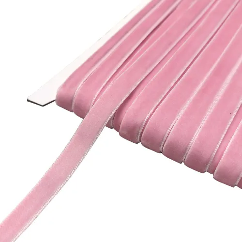 Vista 51 de Chenkou Craft Cinta de Terciopelo Beige 25 Yardas 1/4" Lotes a Granel (Beige, 1/4"(6mm))