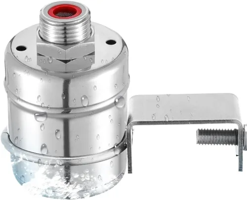 Vista 5 de 304 Stainless Steel Floating Ball Valve Automatic Water Level Control Valve 1/2" Water Level Control Float Valve for Water Tanks