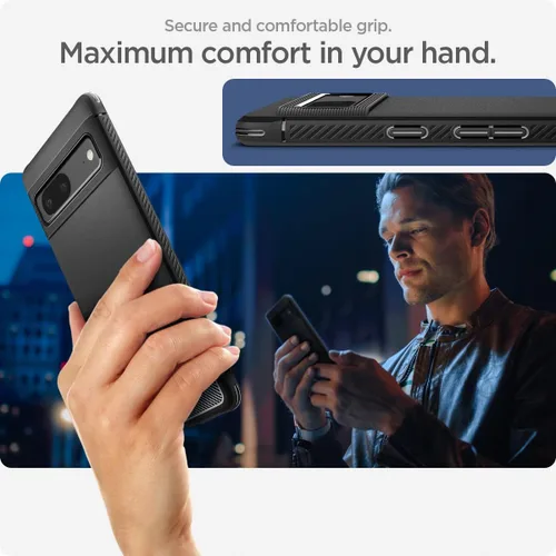 Vista 5 de Spigen Rugged Armor - Funda compatible con Google Pixel 7, color negro mate