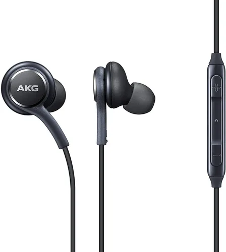 Vista 7 de ElloGear Auriculares OEM con cable para Samsung Galaxy S10 S10e S20 Note 10 Plus Cable – Diseñado por AKG – con micrófono, botones de volumen