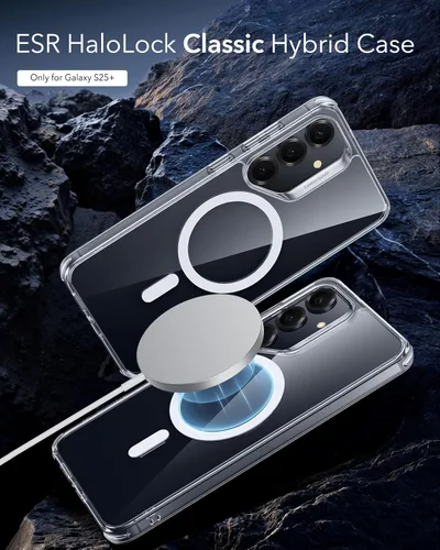 Vista 2 de ESR para Samsung Galaxy S25 Plus Funda para teléfono, Compatible con MagSafe, Funda magnética para S25+ Plus, Protección de grado militar