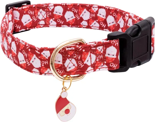 Vista 24 de Faygarsle Collar de Algodón para Perro Lindos Collares para Perros Pequeños Medianos Grandes Opciones de Colores Florales Púrpura Amarillo Collares
