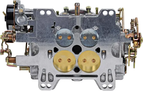Vista 3 de Carburador Edelbrock 1906 AVS2 650 CFM con cierre eléctrico, acabado satinado