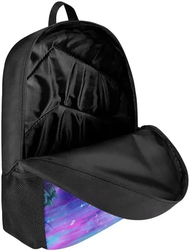 Vista 4 de Cumagical Mochila para niños y niñas, con estampado de animales a la moda, Galaxy Lion, Mochilas Sling