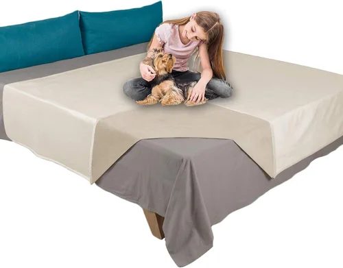 Vista 9 de Ameritex - Manta reversible para mascotas, terciopelo 100 % impermeable súper suave para sofá y cama.