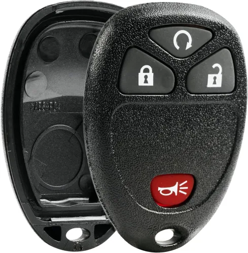Vista 8 de Carcasa para llavero compatible con Buick Cadillac Chevy GMC Saturn 2007-2015, mando a distancia sin llave y almohadilla de botones