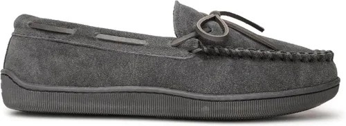 Vista 2 de Minnetonka - Pantuflas con suela rígida y forro de pelo para hombre