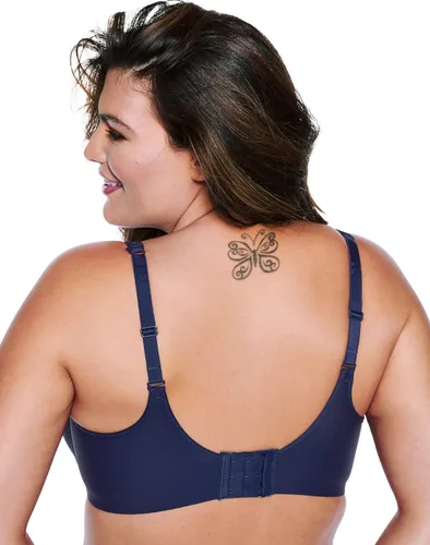 Vista 3 de Bali One Smooth U DF3439 - Brasier para mujer ultraliviano, brasier con varillas para usar con camiseta, con tirantes convertibles