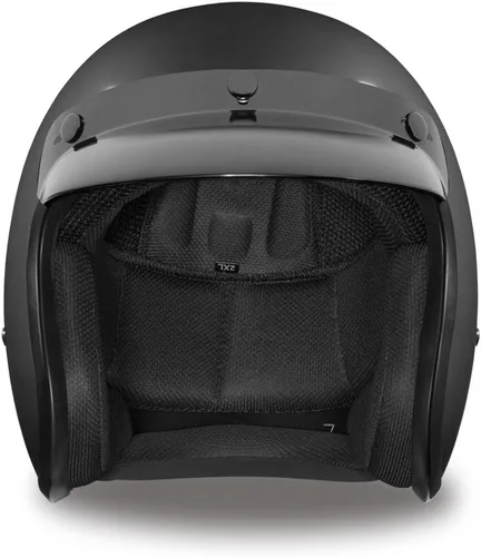 Vista 3 de Daytona Helmets Casco de motocicleta de cara abierta 34 - Aprobado por DOT