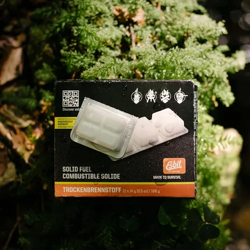 Vista 7 de Esbit Tabletas de combustible sólidas sin humo de 0.49 oz de 1300 grados para mochileros, campamentos y preparación de emergencia