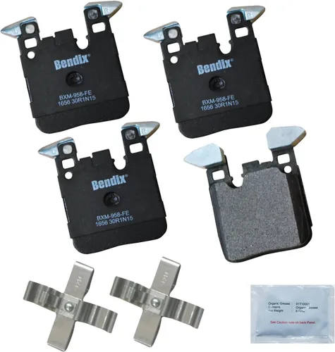 Vista 19 de Pastillas de Freno Traseras Cerámicas Bendix Priority1 CFC1510 para INFINITI QX56 2013-2011, QX80 2024-2014, Nissan Armada 2023-2017