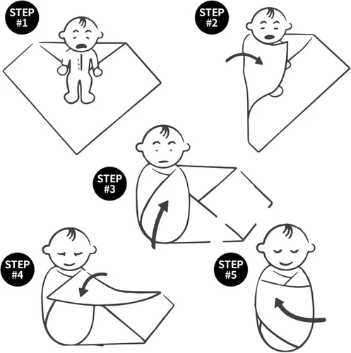 Vista 6 de Manta de Arrullo Personalizada para Bebé Niño Niña con Diadema de Lazo y Conjunto de Gorro Manta de Bebé Personalizada con Nombre Regalos de Bebé