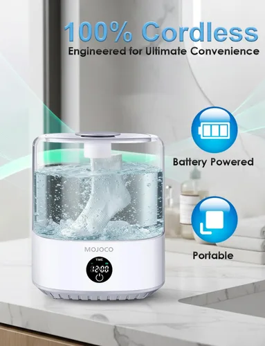 Vista 2 de MOJOCO Mini lavadora – Lavadora portátil pequeña de 3 litros con 3 modos de lavado para ropa interior, calcetines y ropa de bebé – Mini lavadora