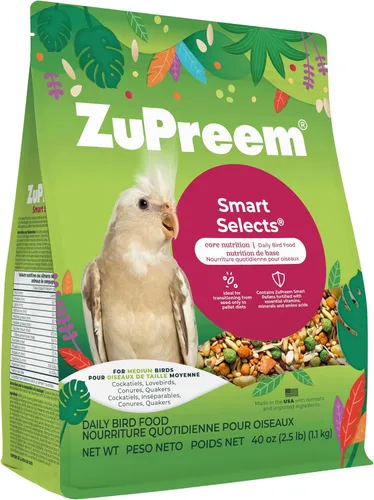 Vista 12 de ZuPreem FruitBlend - Gránulos para pájaros, alimento diario para cacatúa, periquito, periquito de Quaker, conure pequeño, lori, nutrición básica