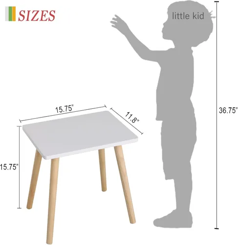 Vista 15 de AWASEN Mesa auxiliar, pequeña mesa auxiliar negra para sala de estar, dormitorio, oficina, espacios pequeños, mesa auxiliar moderna con madera Negro