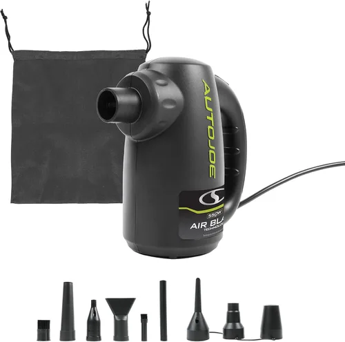 Vista 3 de Auto Joe ATJ-ABD1 Secadora de agua de chorro de aire de 500 W, con cable de CA de 10 pies, bolsa de almacenamiento y 9 accesorios de boquilla