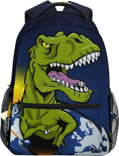 Vista 9 de senya Roaring Panther Mochila escolar Mochila de viaje para niños estudiantes, Patrón 3, Mochilas Daypack