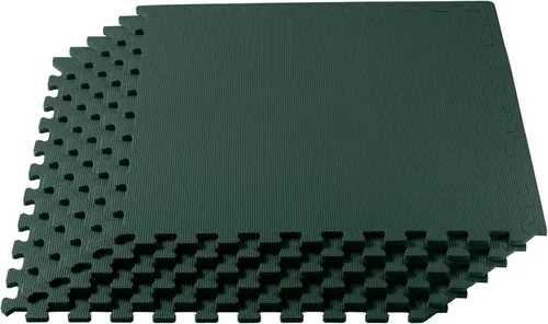 Vista 12 de We Sell Mats - Baldosas multiusos de espuma EVA con un grosor de 0.5 pulgadas, alfombrillas entrelazadas para gimnasios de interior y para el hogar