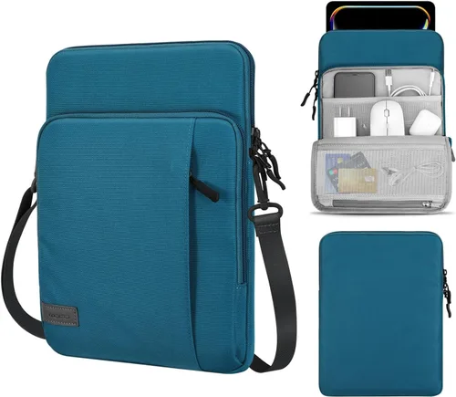 Vista 21 de MoKo Funda de transporte con bolsillos para tablet de 10-13 pulgadas, compatible con el nuevo iPad Pro M5 de 13 pulgadas & Air M3, Pro de 12.9/11
