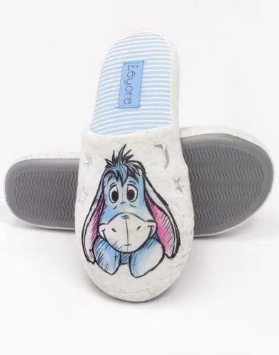 Vista 3 de Disney Winnie The Pooh Pantuflas para mujer Bear Or Eeyore House