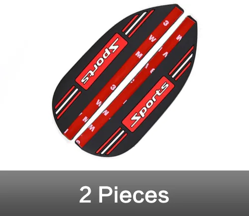 Vista 8 de Banseko 2 piezas de visera de lluvia para espejo lateral, protectores de lluvia, cubierta universal de lluvia para espejo retrovisor de automóvil