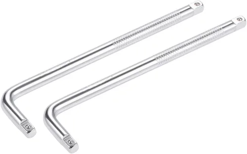 Vista 5 de uxcell Llave de barra de extensión en forma de L para disyuntor de 1/2 pulgadas, CR-V, 2 piezas