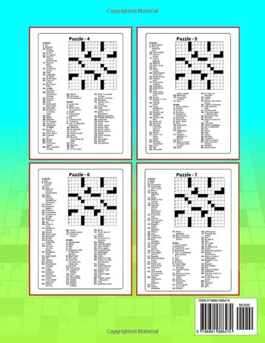 Vista 2 de 2024 Crossword Puzzle Book For Adults 100 Large Print Crossword Puzzles For Adults, Teens And Seniors With Solutions, Easy To Medium Crossword