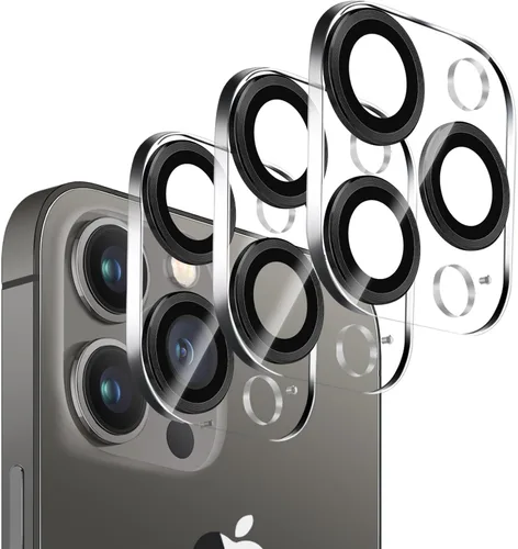 Vista 8 de Dengduoduo Paquete de 3 protectores de lente de cámara para iPhone 13 de 6.1" y iPhone 13 Mini de 5.4", vidrio templado, Ultra HD, dureza 9H