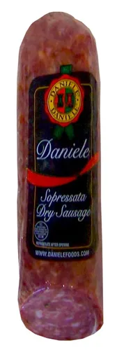 Chunk de salami dulce de Sopressata de estilo italiano 2.5 libras - 3 libras de peso medio