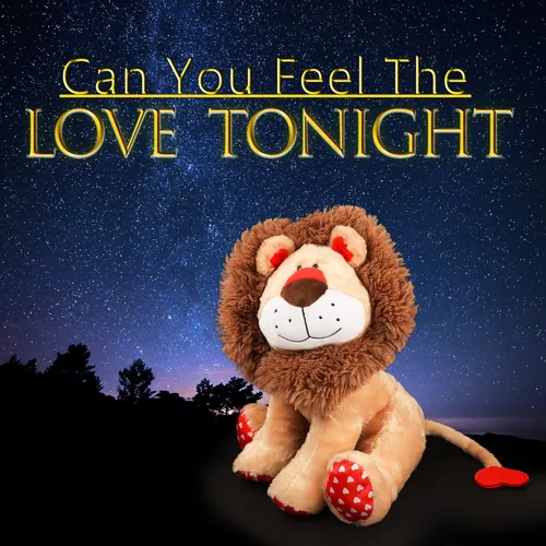 Vista 2 de WEIGEDU Peluche de león de amor, juguete de peluche de león rey con cola en forma de corazón de melena para niños, niñas, bebés, parejas, amantes