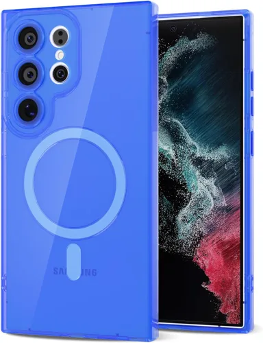 Vista 32 de Svanove Funda para Samsung Galaxy S22 Transparente Compatible con Magsafe Silicone, Funda Magnética Mag Safe Transparente Delgada Bonita, Estética