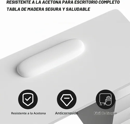 Vista 4 de Acetone-Resistant Nail Desk Manicure Table