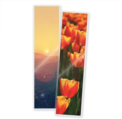 TruLam Bolsas de laminación de 7 mil con esquinas redondeadas | Marcapáginas tamaño grande | 2-3/8 pulgadas x 9 pulgadas | Acabado brillante |