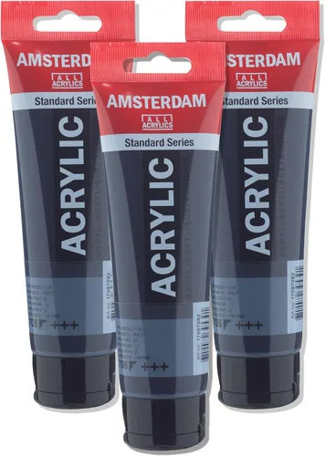 Vista 30 de Amsterdam Serie Estándar Tubo de Pintura Acrílica 120ml Azo Naranja 276 (17092762)